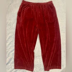 King Size Sweatpants Size 2XL Big Color Deep Burgundy
